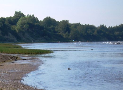Hundestrand mit Steilufer